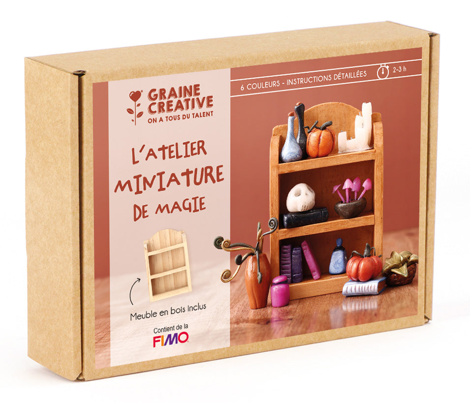 Coffret Fimo miniatures magie