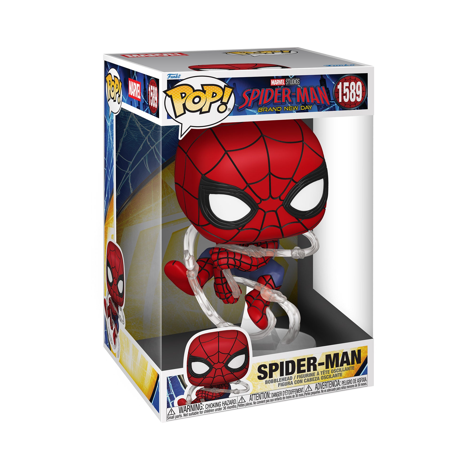 Figurine POP! Jumbo Marvel - Spider-Man bande dessinée - modèle 4