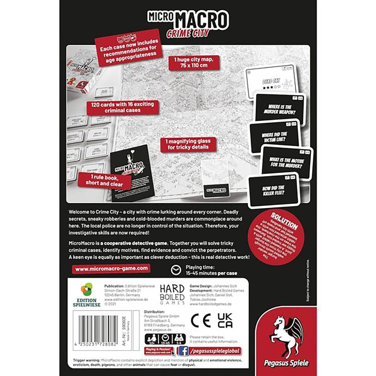 MicroMacro Crime City – Jeu d’enquête observation et déduction