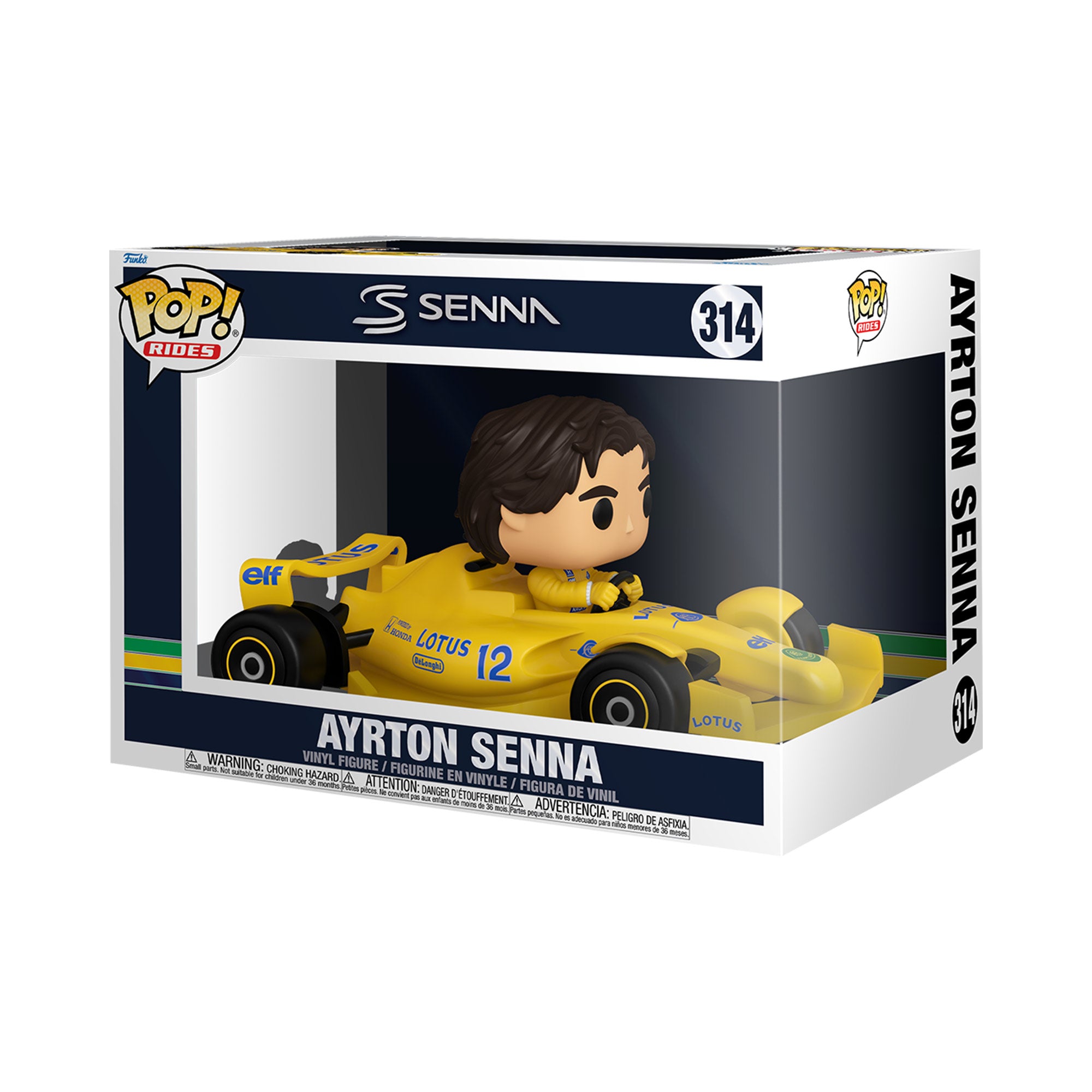 Figurine POP! Rides Super Deluxe - Lotus - Ayrton Senna