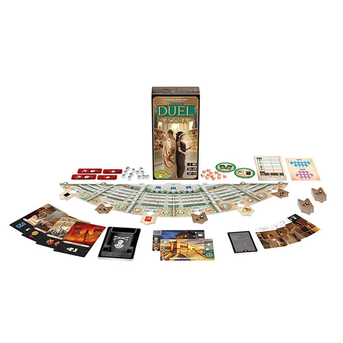 7 Wonders Duel Agora – Extension stratégie et politique