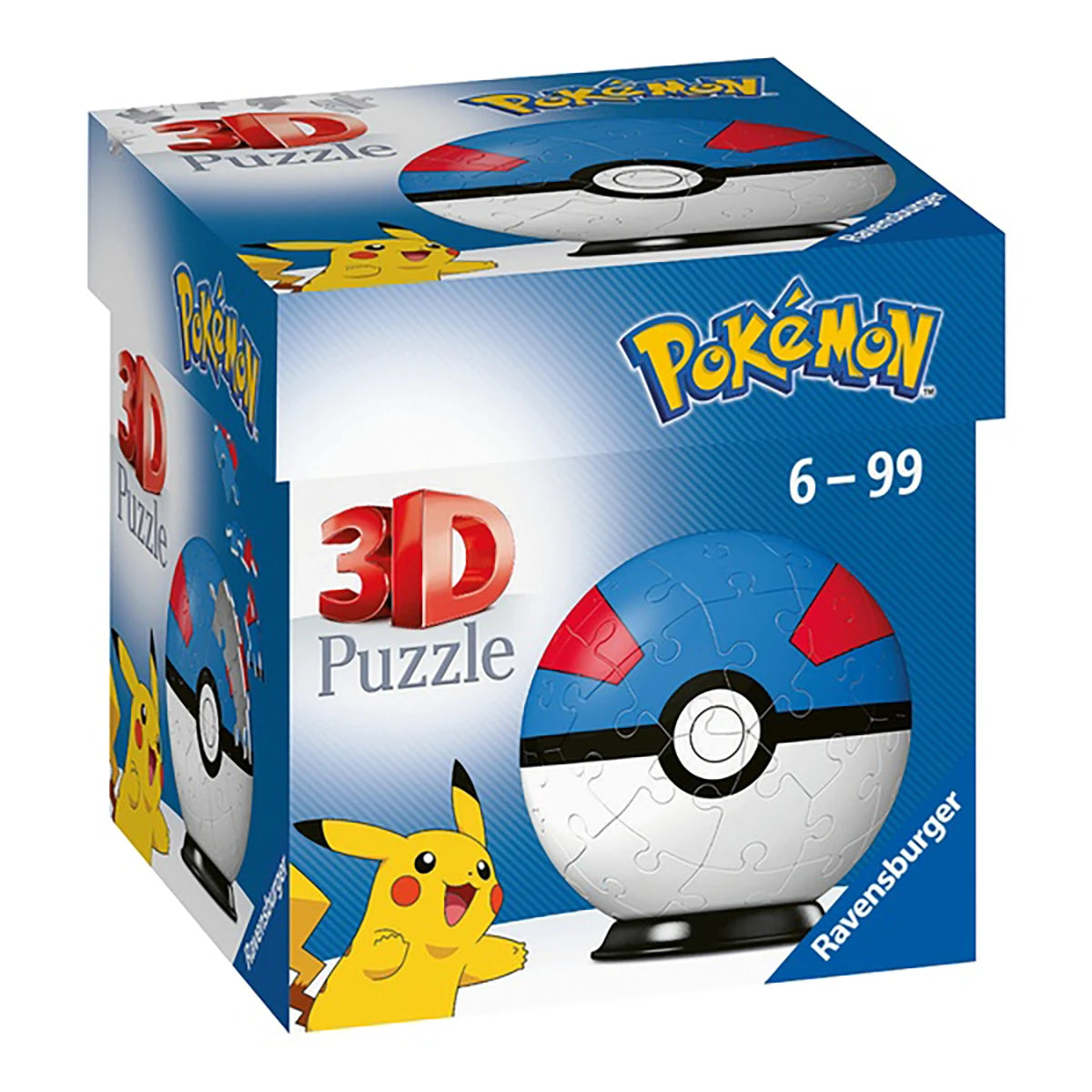 Puzzle 3D Poké Ball 54 pièces – Pokémon