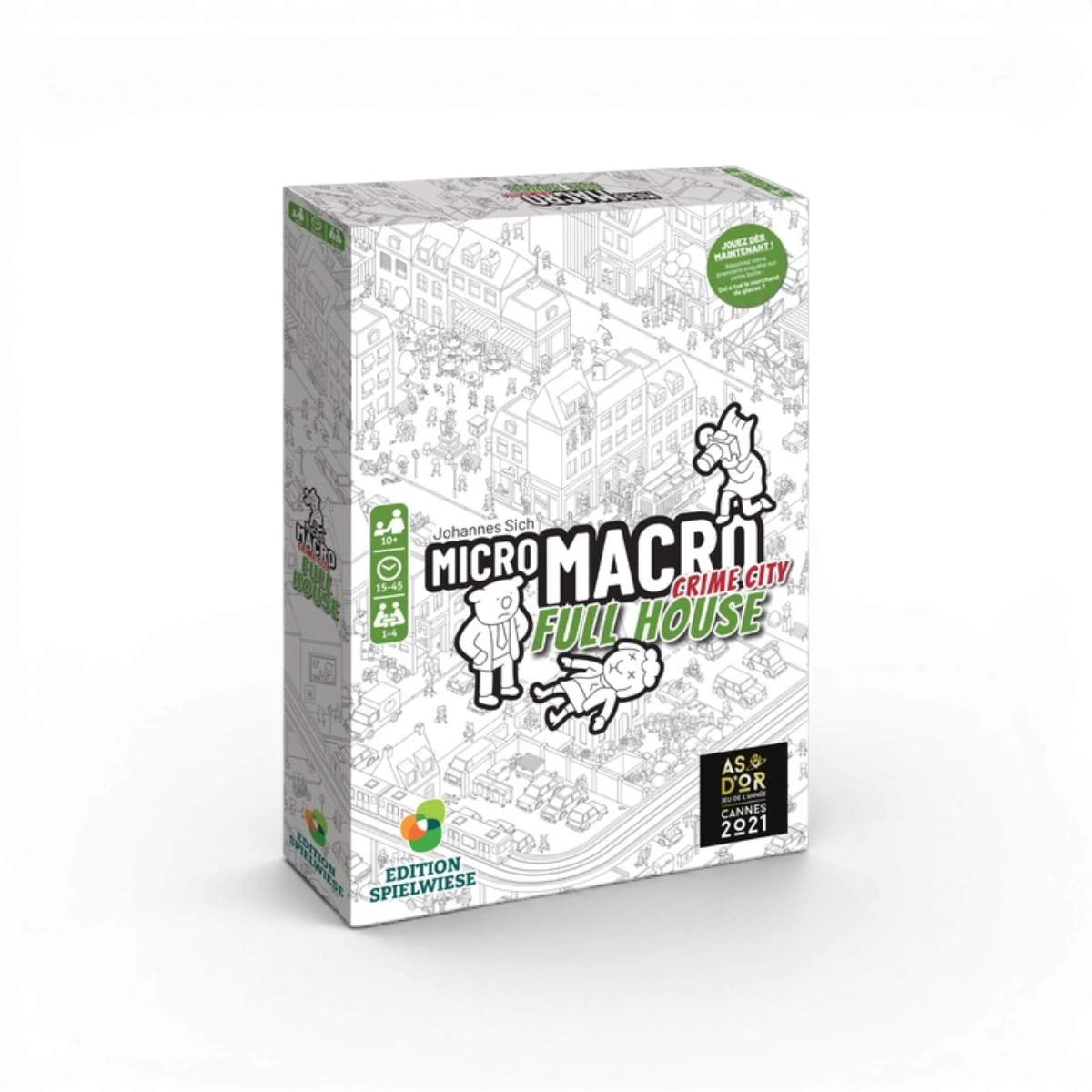 MicroMacro Crime City Full House – Jeu d’enquête observation et déduction
