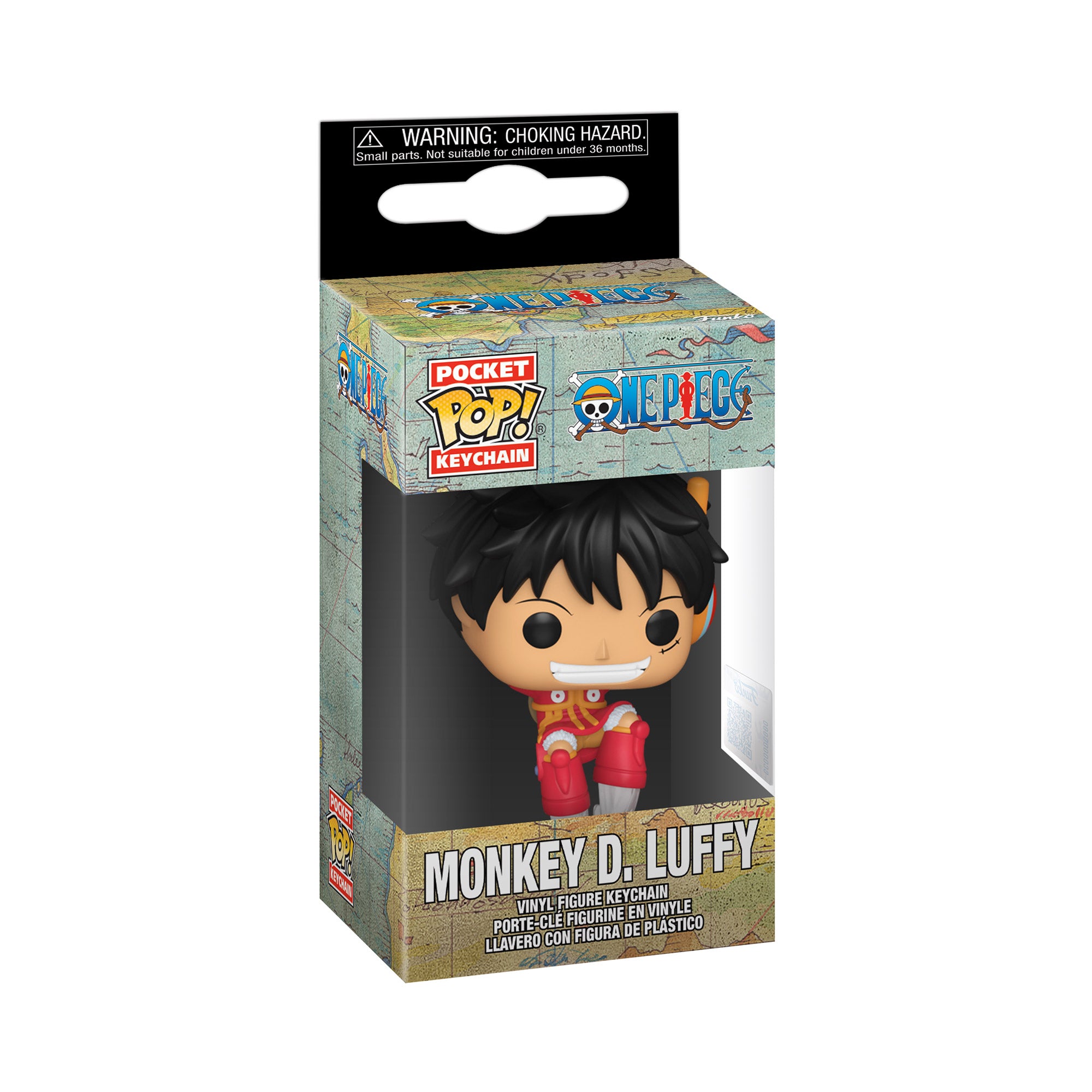 Porte-clés Pocket POP! One Piece S12 - Luffy (tête d'œuf)