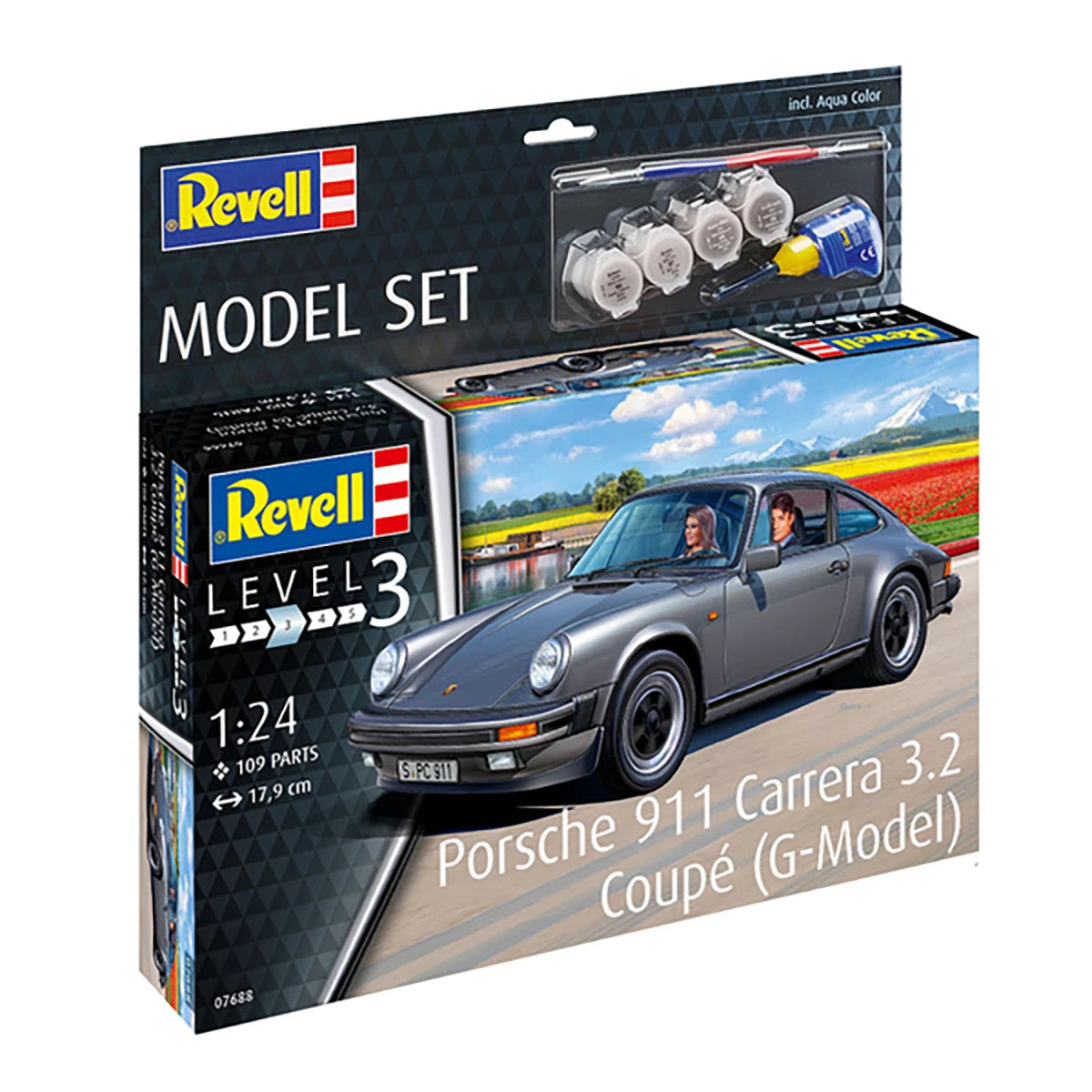 Maquette Porsche 911 Carrera 3.2 (109 pièces)