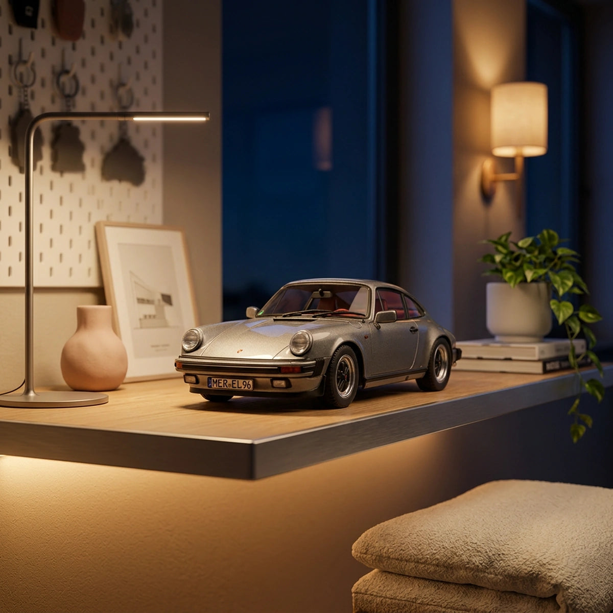 Maquette Porsche 911 Carrera 3.2 (109 pièces)