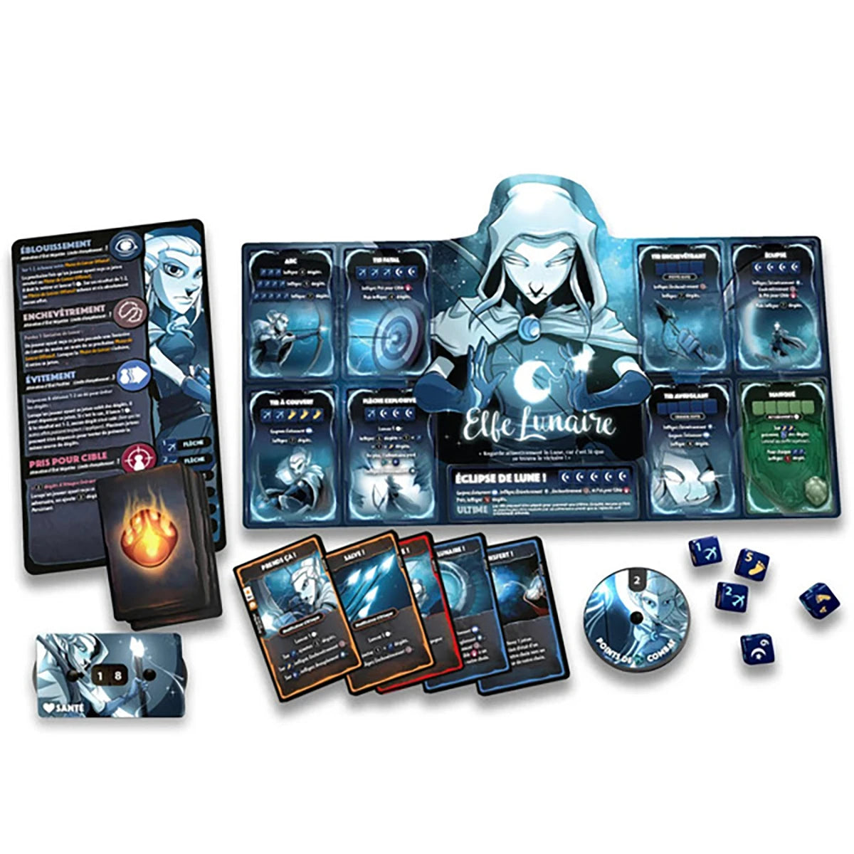 Dice Throne Barbare vs Elfe Lunaire – Jeu d’affrontement stratégie