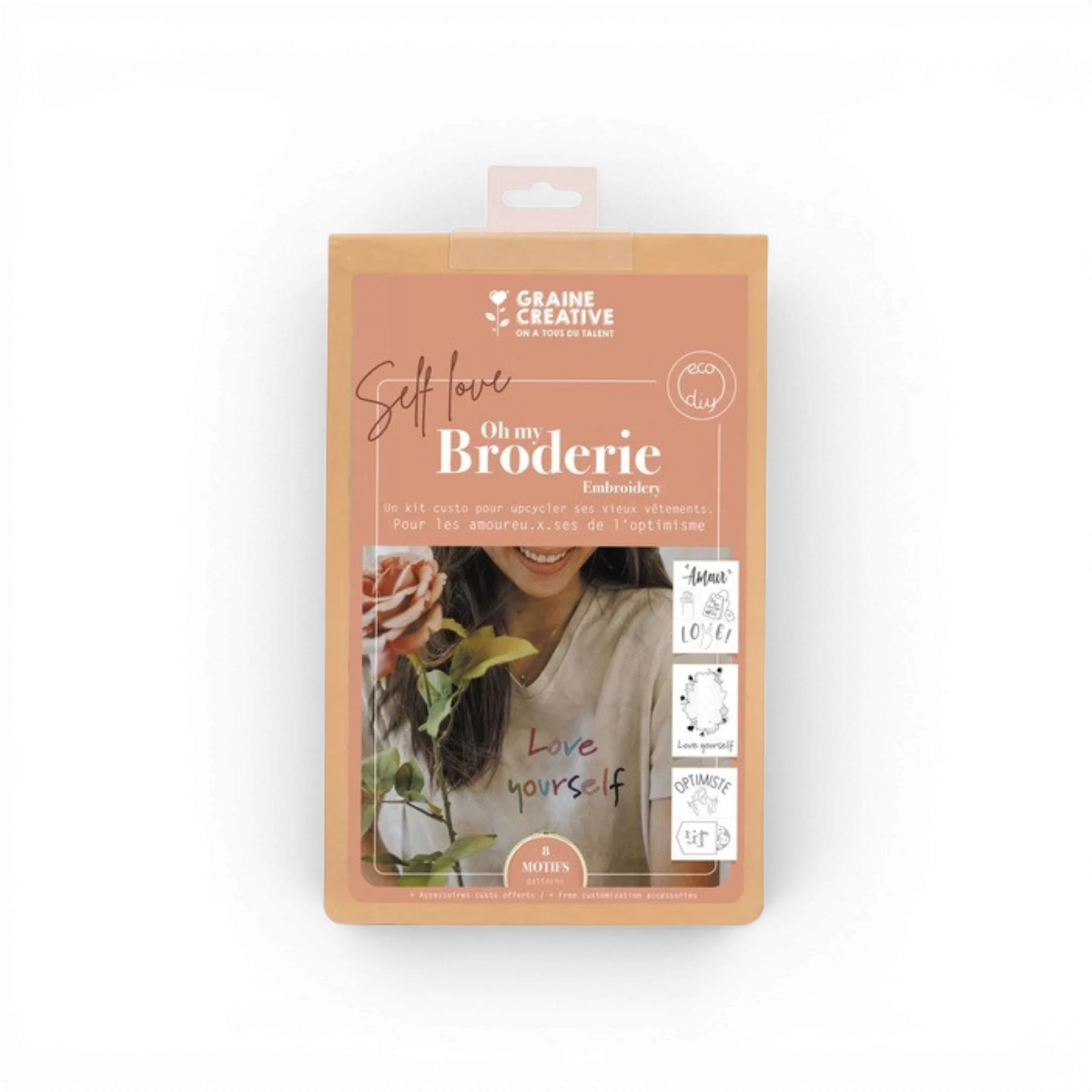 Self Love – Kit DIY broderie sur vêtement