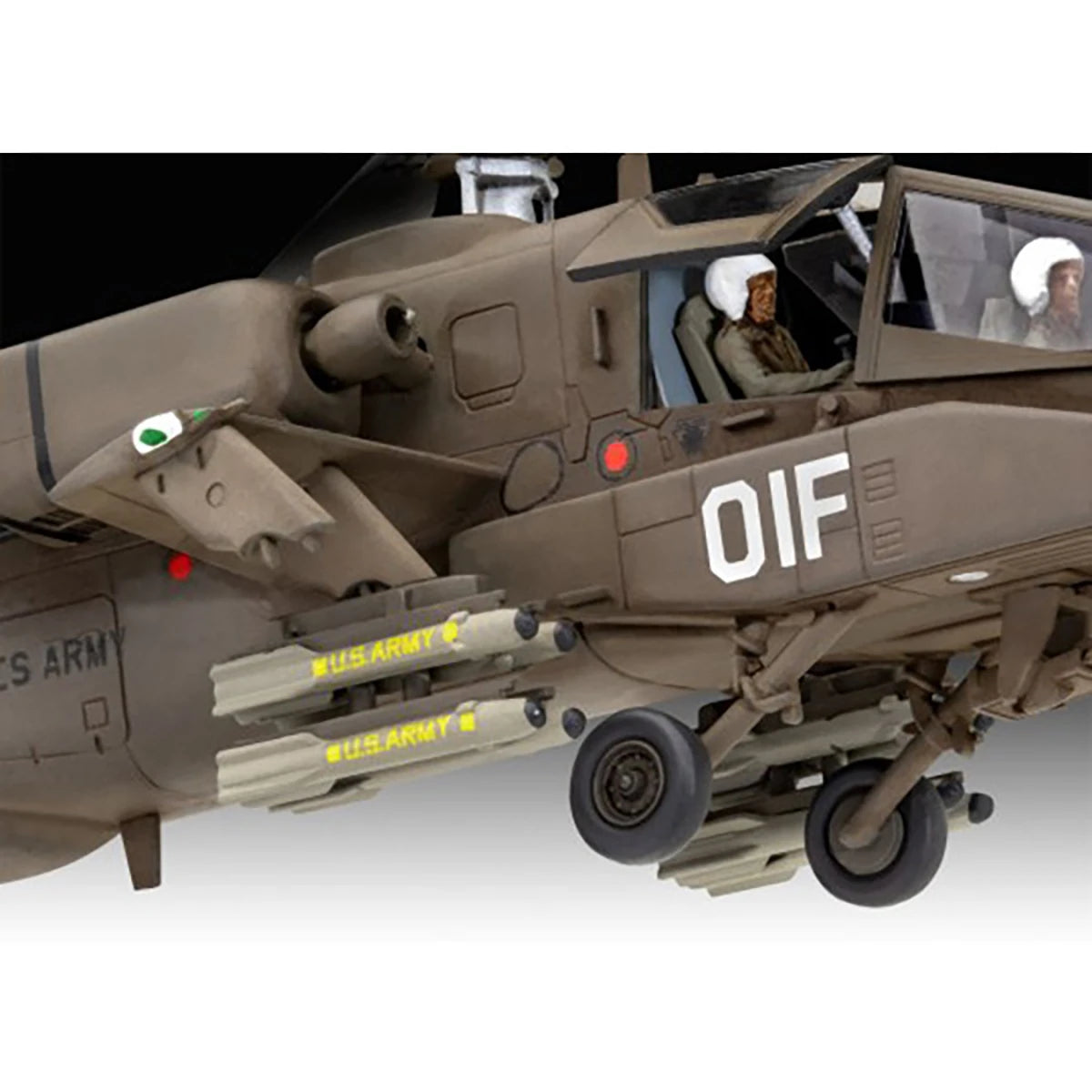 Maquette AH64 Apache (79 pièces)