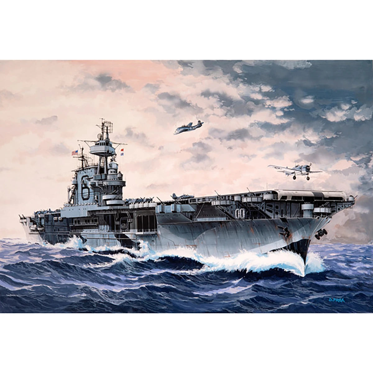 Maquette USS Enterprise CV-6 (1/1200 – 38 pièces)