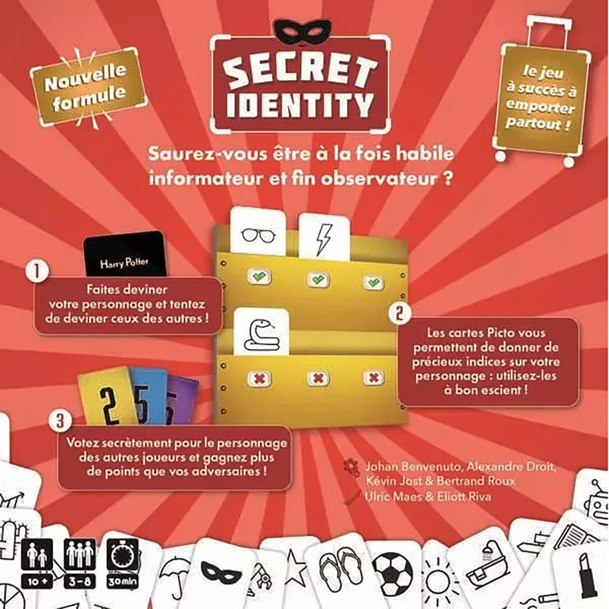 Secret Identity – Jeu d’ambiance déduction et communication