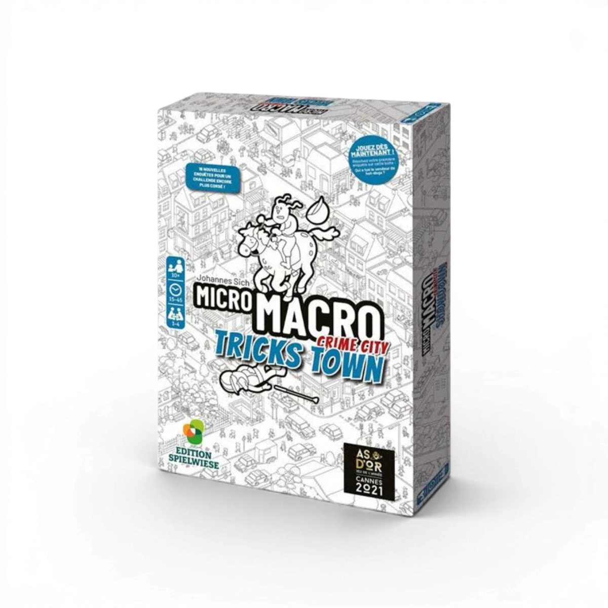 MicroMacro Tricks Town – Jeu d’enquête observation et déduction
