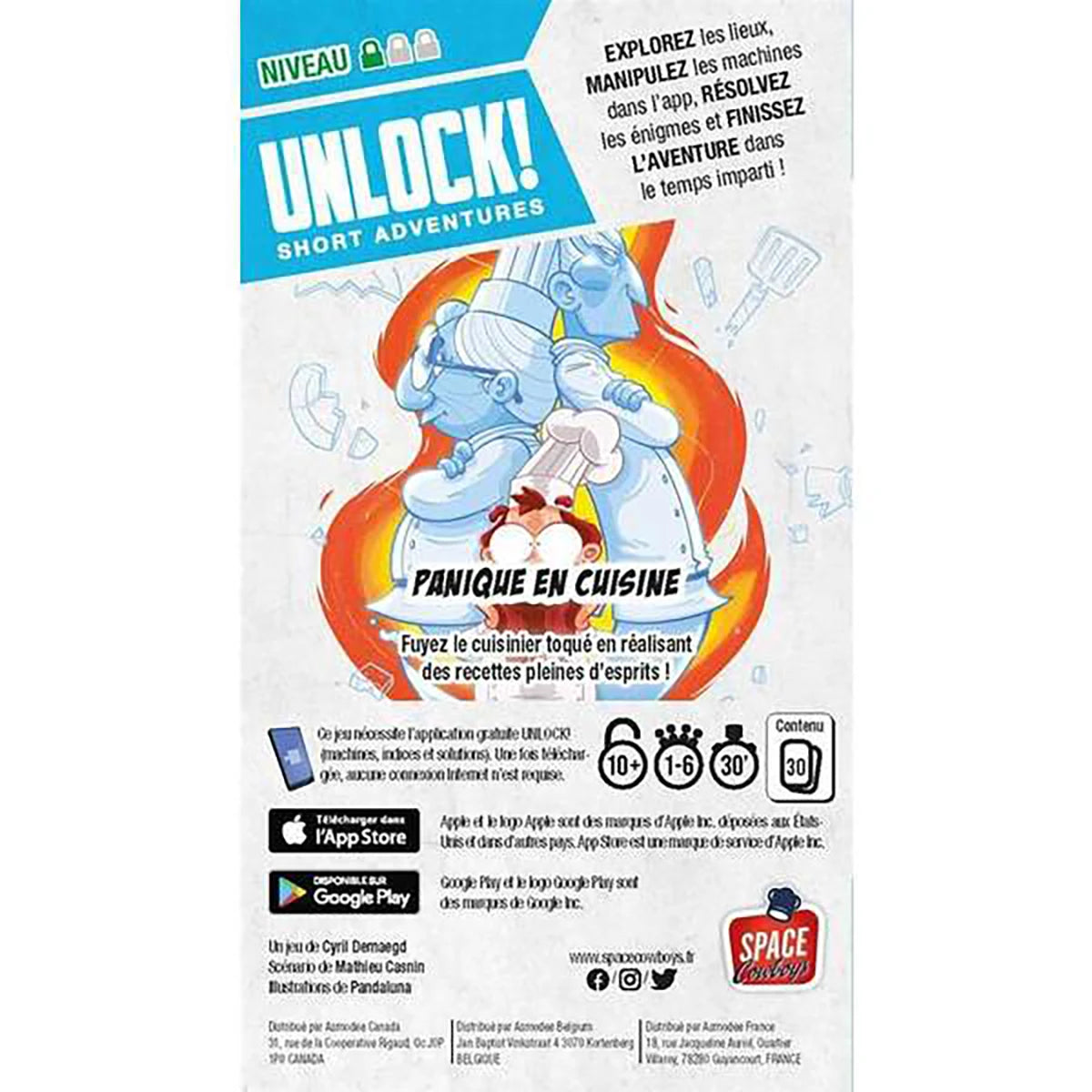 Unlock Panique en Cuisine – Jeu d’énigmes et rapidité