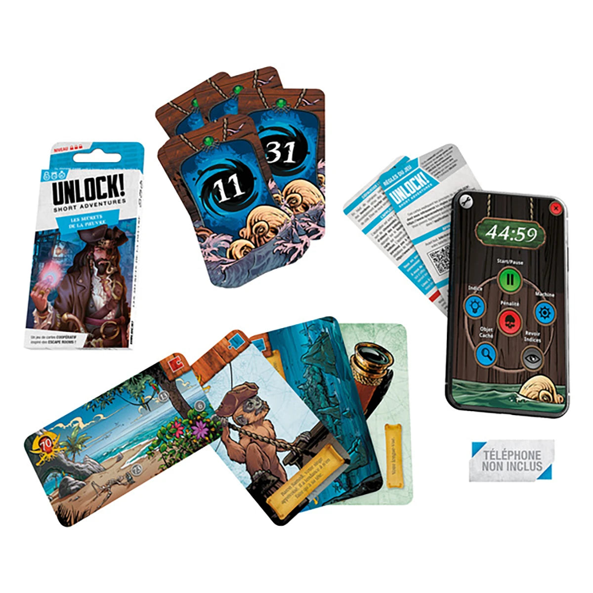 Unlock Secrets de la Pieuvre – Jeu d’enquête et aventure