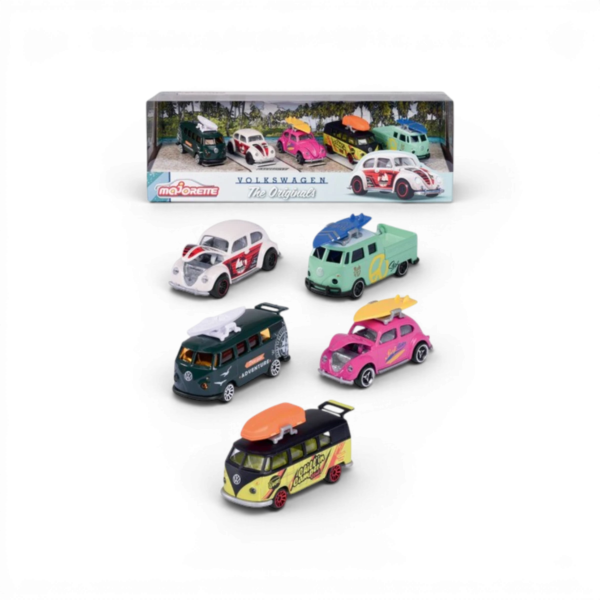 Coffret 5 voitures Volkswagen 1:64 – Majorette
