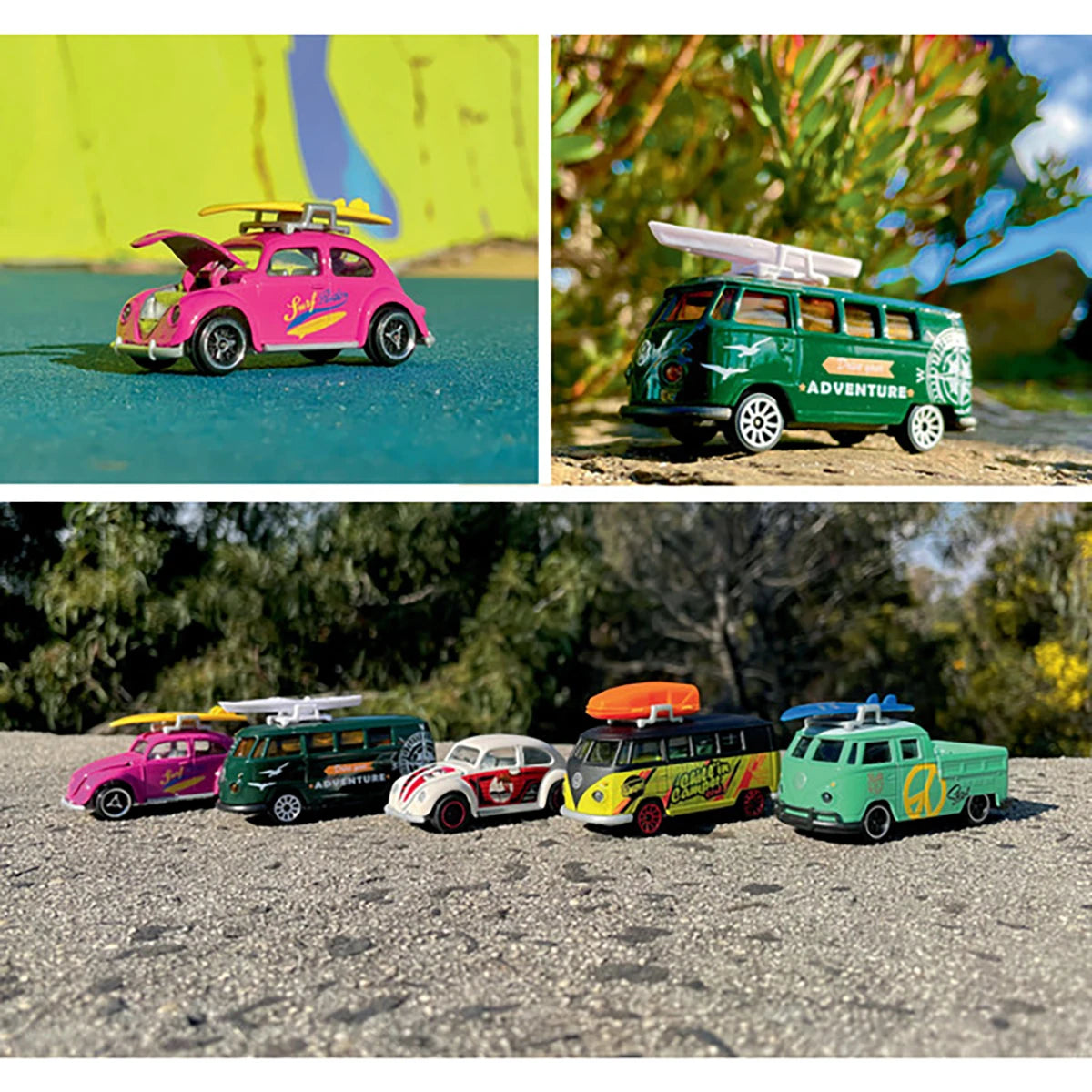 Coffret 5 voitures Volkswagen 1:64 – Majorette