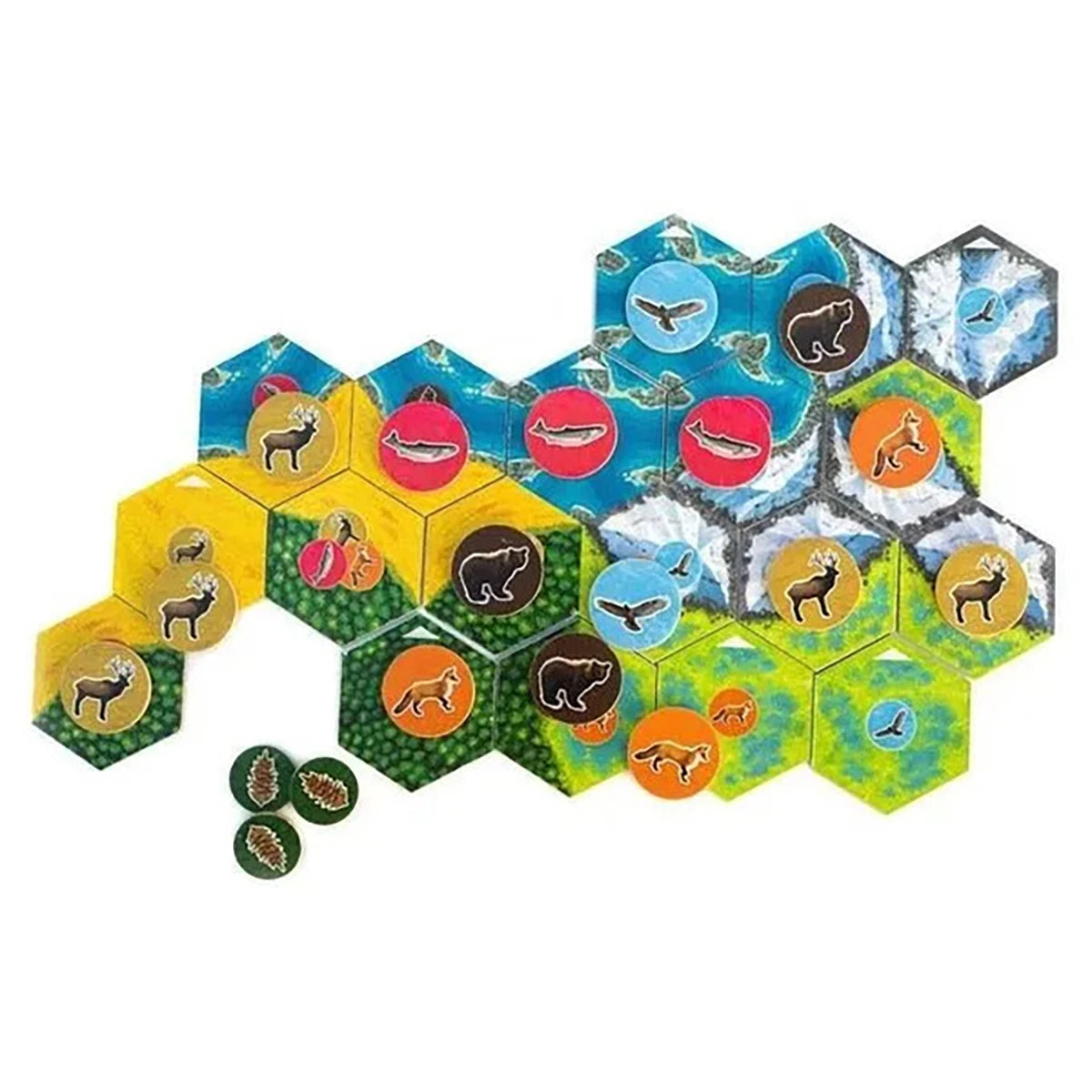 Cascadia – Jeu de stratégie placement de tuiles