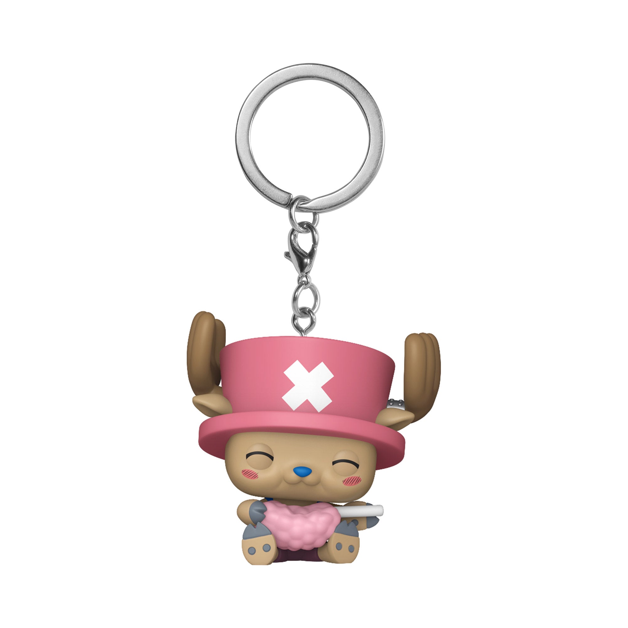 Porte-clés Pocket POP! One Piece - Chopper avec barbe à papa