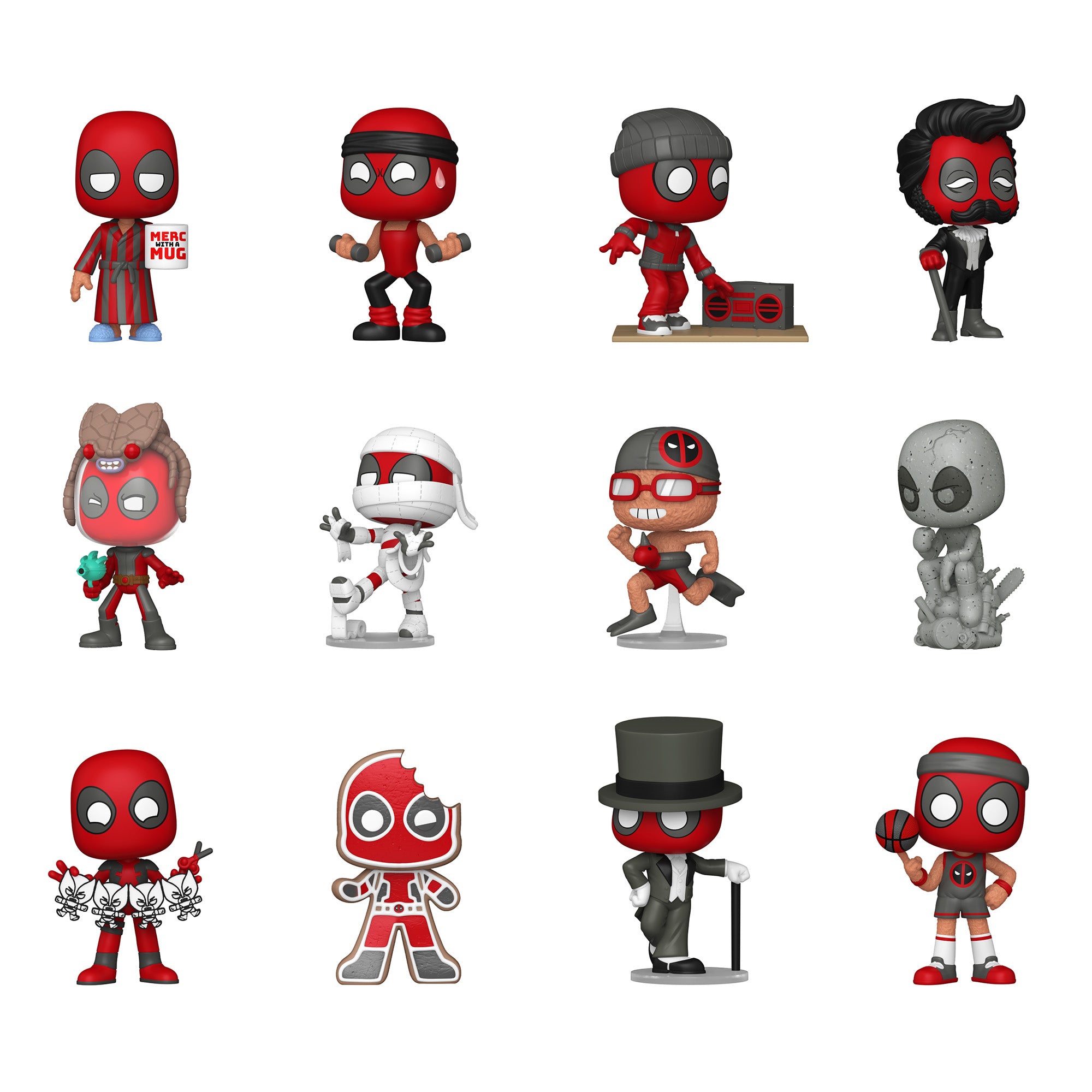 Mini figurines Mystery Minis Deadpool saison 5 (modèle aléatoire)
