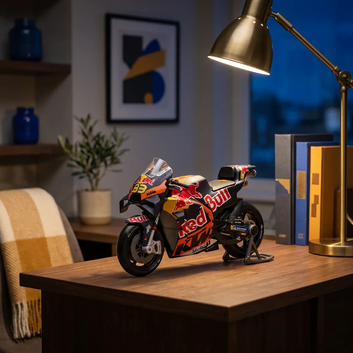 Moto GP 1:18 (modèle aléatoire)