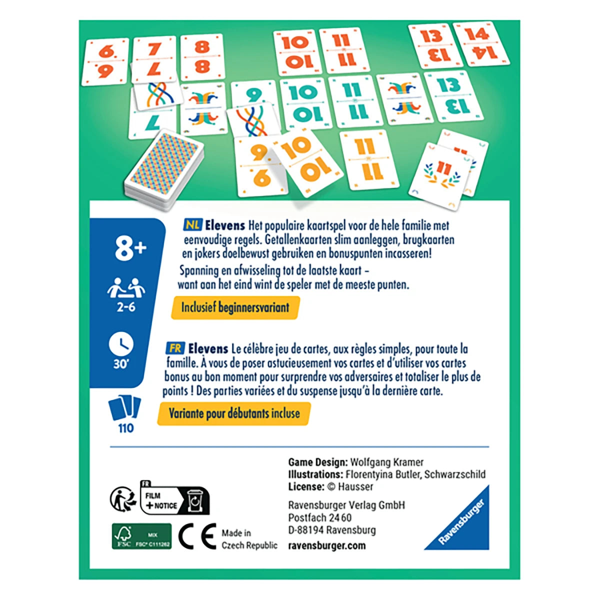 Elevens – Jeu de cartes stratégie et combinaison