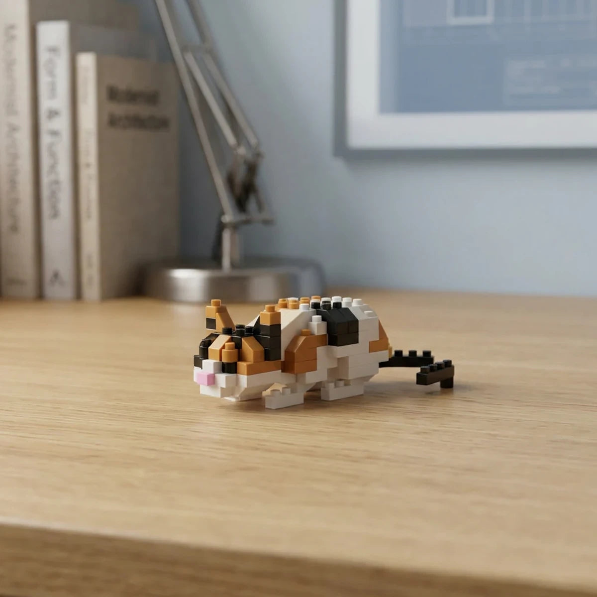 Nanoblock chat tricolore