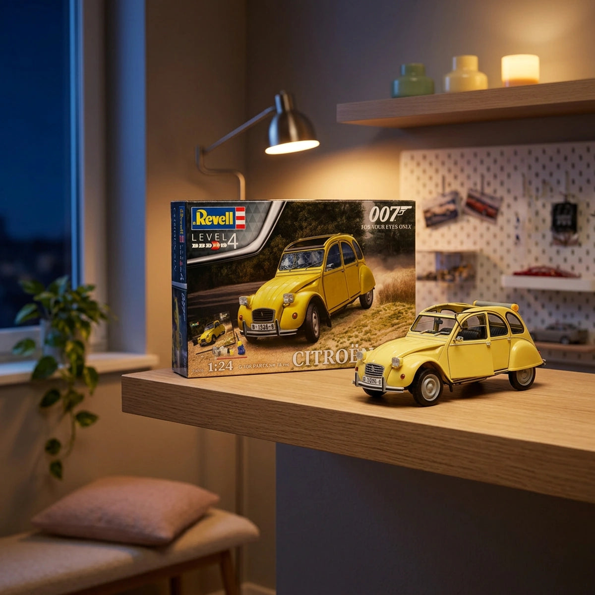 Maquette Citroën 2CV James Bond (1/24)
