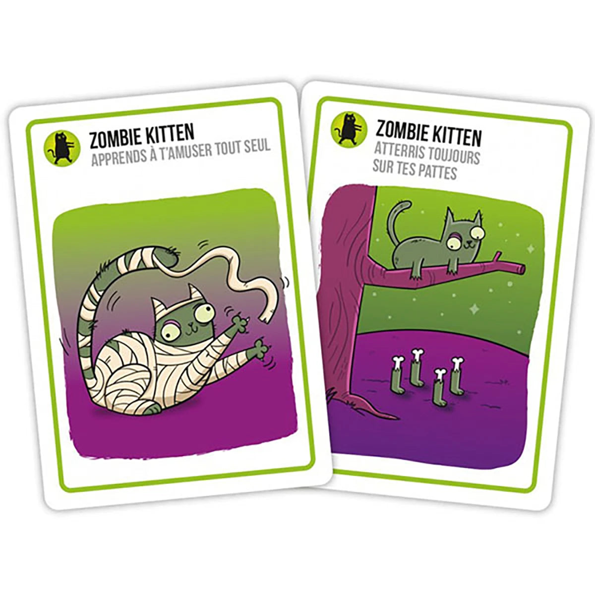Exploding Kittens Zombies – Jeu de cartes humour et bluff