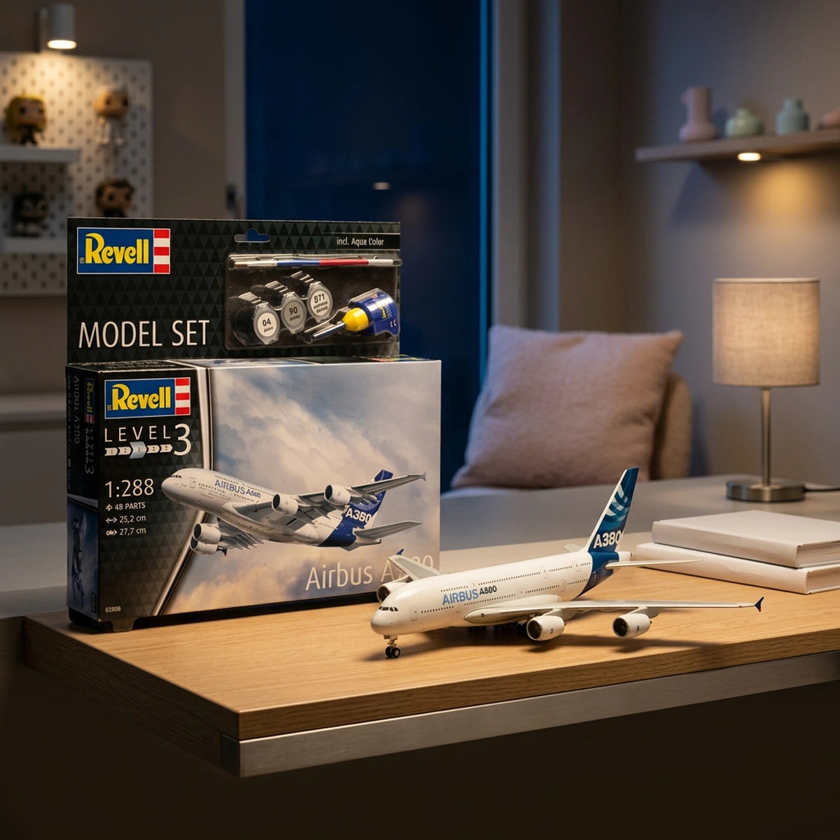 Maquette Airbus A380 (1/288)
