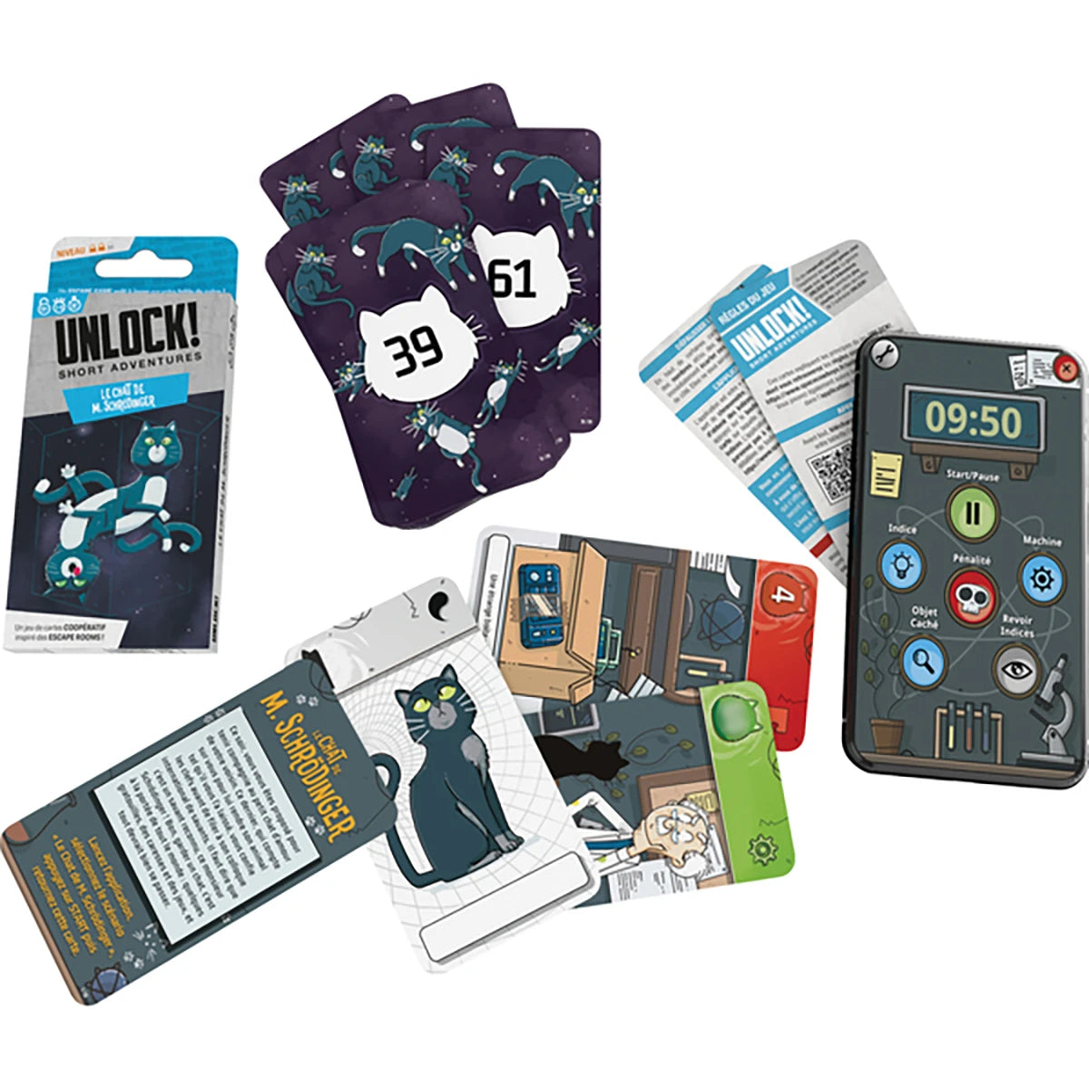 Unlock Chat de Schrödinger – Jeu d’enquête et logique