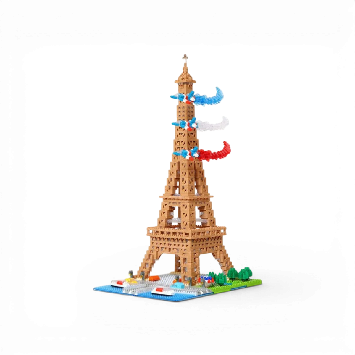 Nanoblock Bords de la Seine et Tour Eiffel à Paris