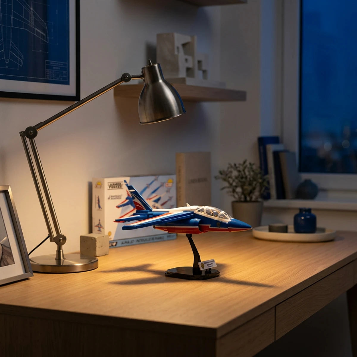 Alpha Jet Patrouille de France (387 pièces) – Set de construction – Cobi