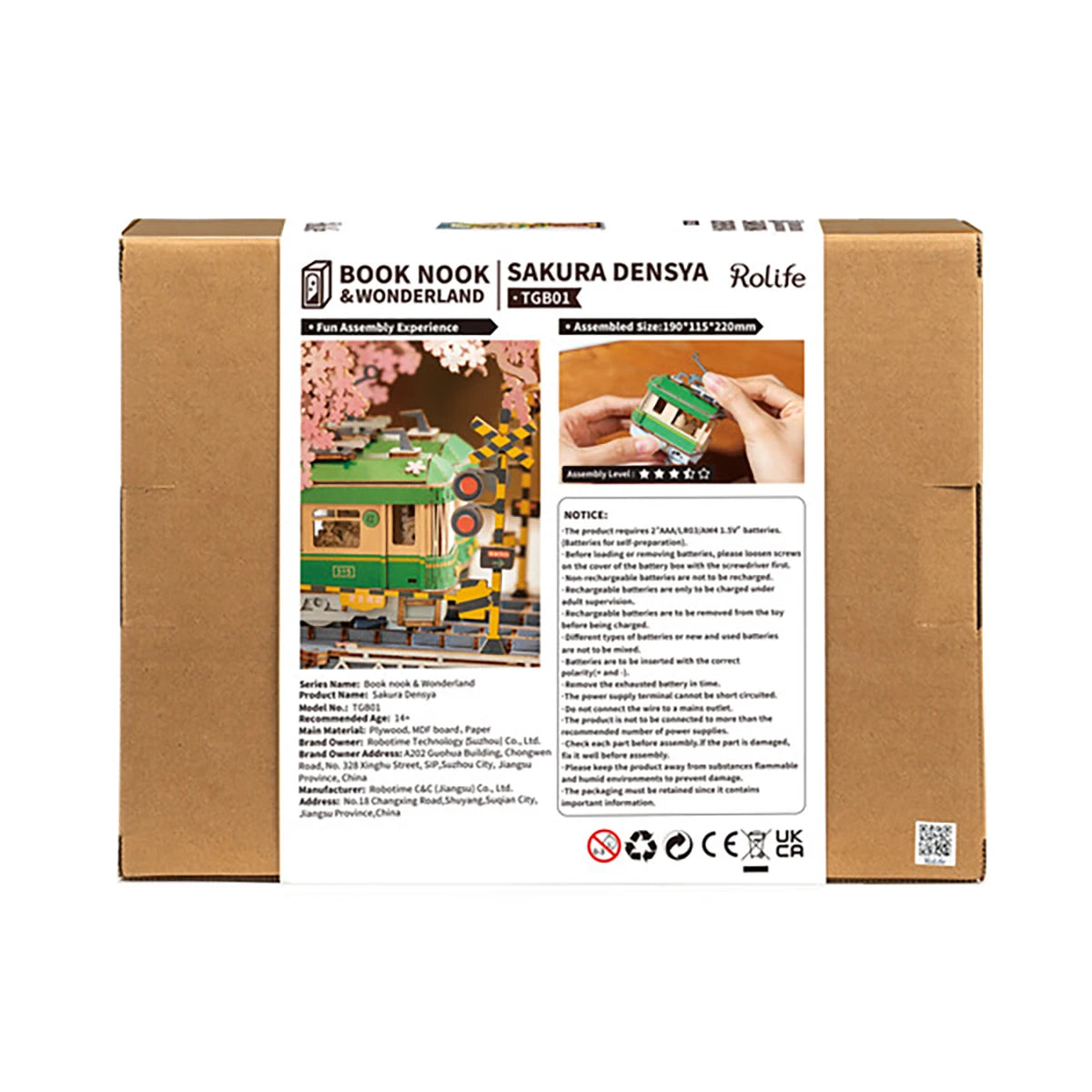 Sakura Densya – Book Nook (340 pièces)