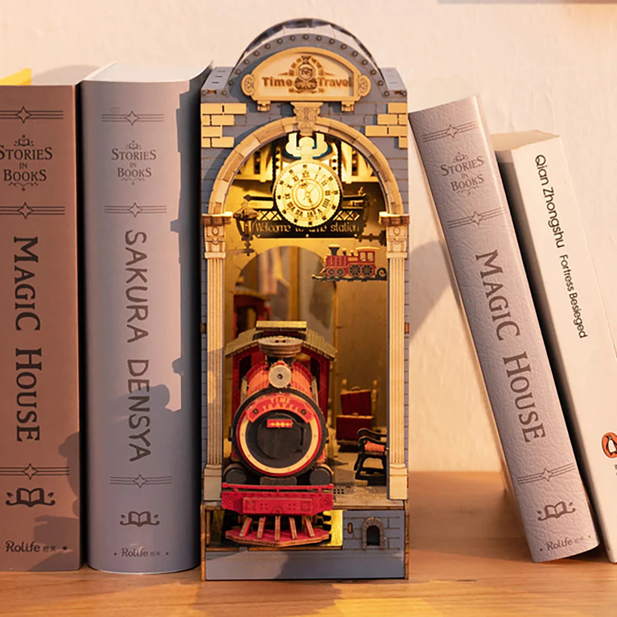 Book Nook Time Travel – Kit DIY bibliothèque