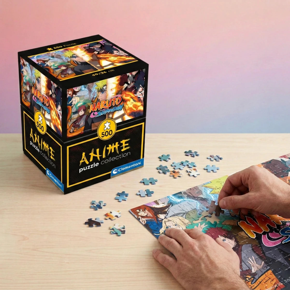 Puzzle manga 500 pièces – Clementoni (modèle aléatoire)