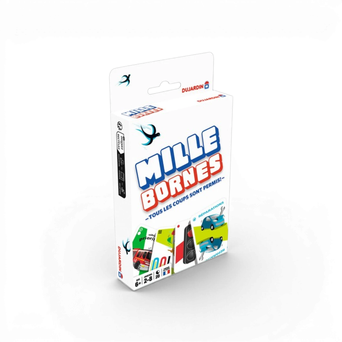 Mille Bornes – Jeu de cartes traditionnel stratégie et hasard