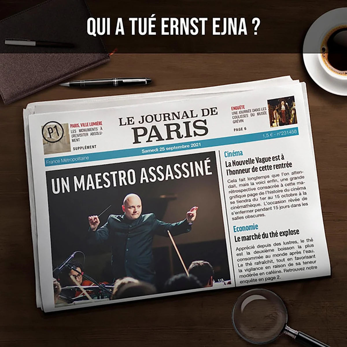 Dossiers Criminels Le Maestro Assassiné – Jeu d’enquête immersion et suspense