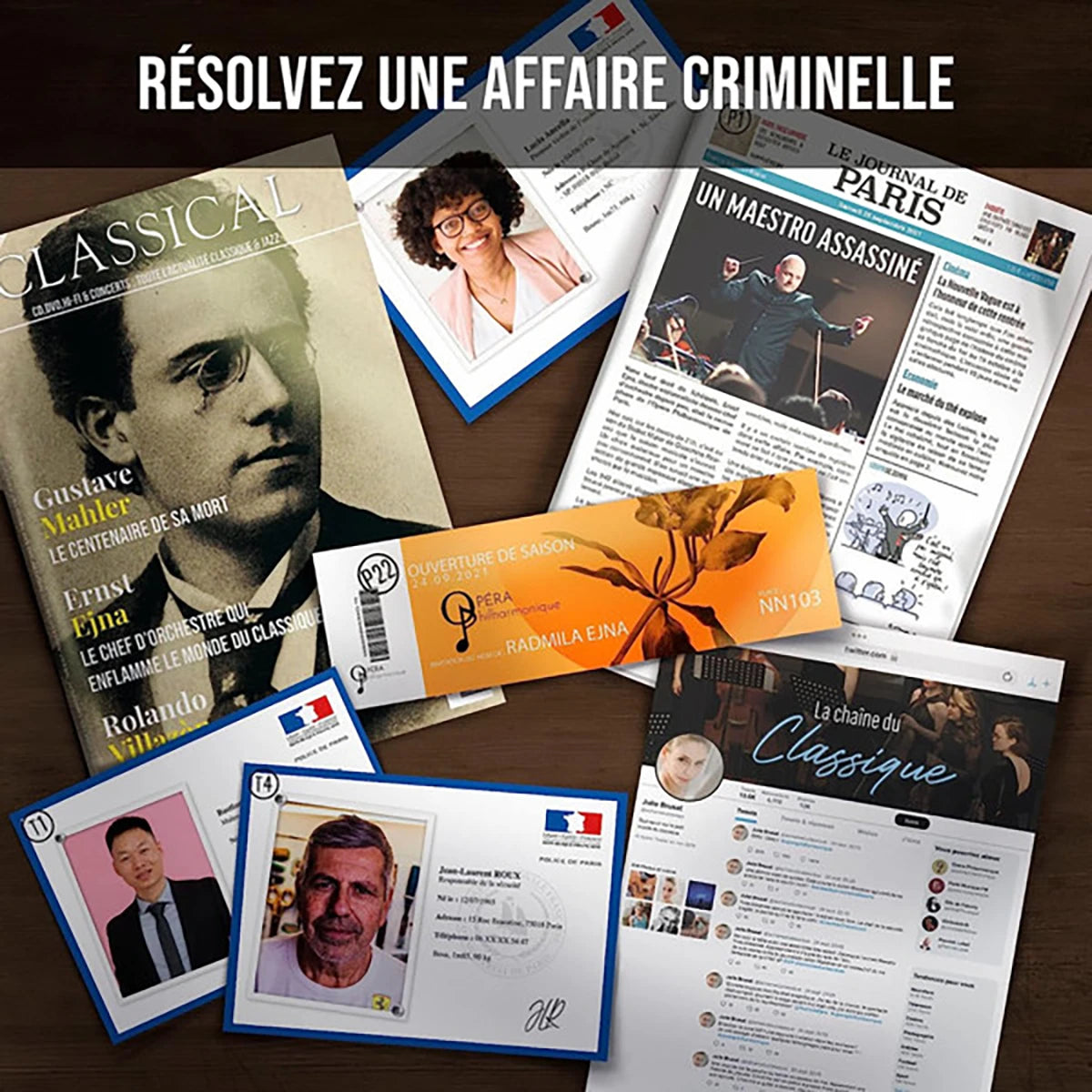 Dossiers Criminels Le Maestro Assassiné – Jeu d’enquête immersion et suspense