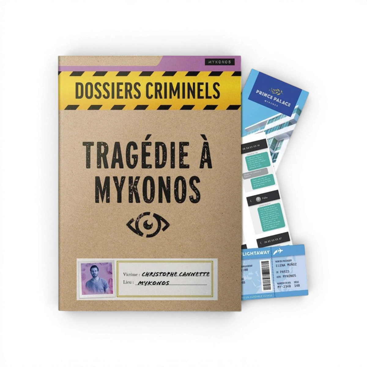 Dossiers Criminels Mykonos – Jeu d’enquête suspense et investigation
