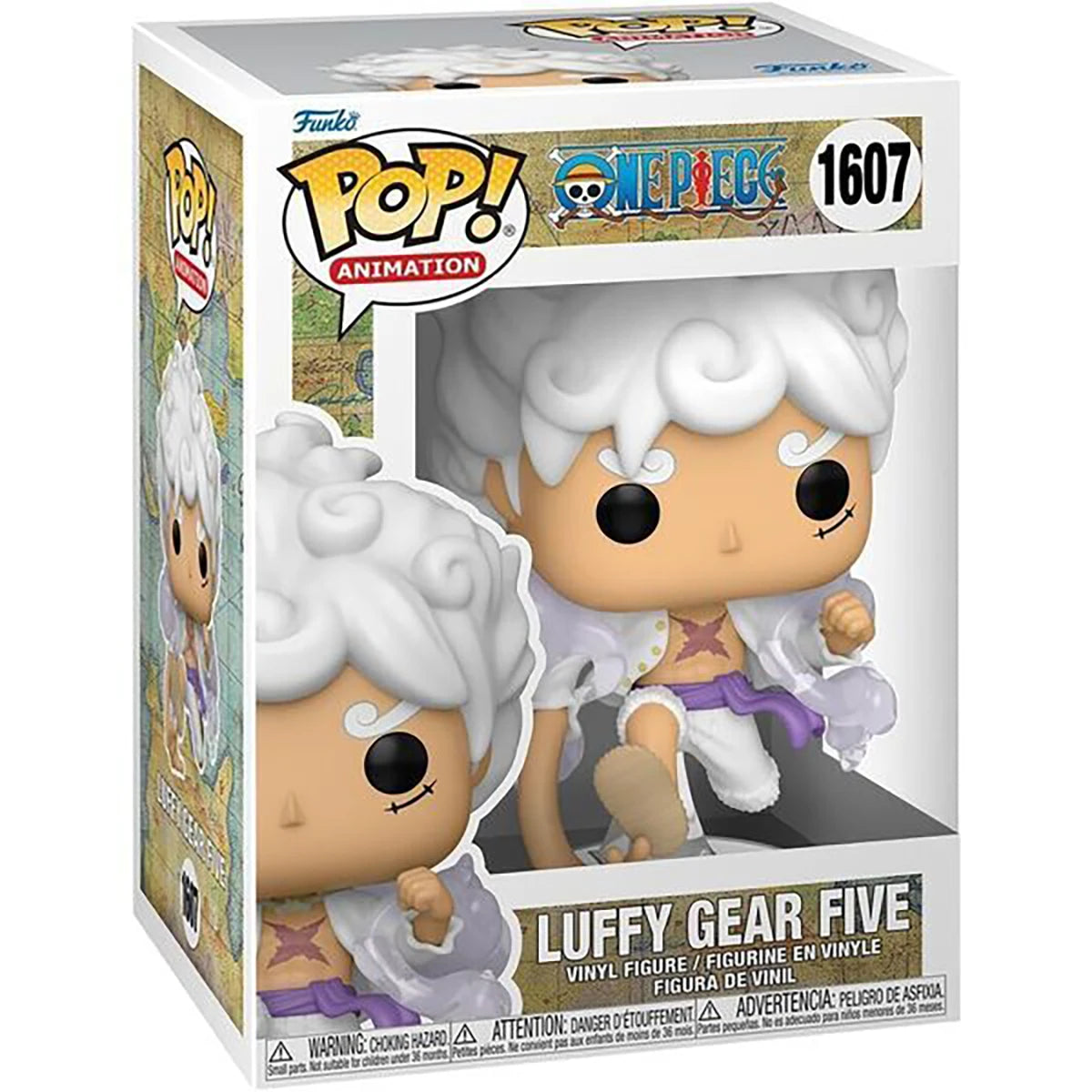Figurine Luffy Gear 5 - One Piece - Funko Pop! n°1607