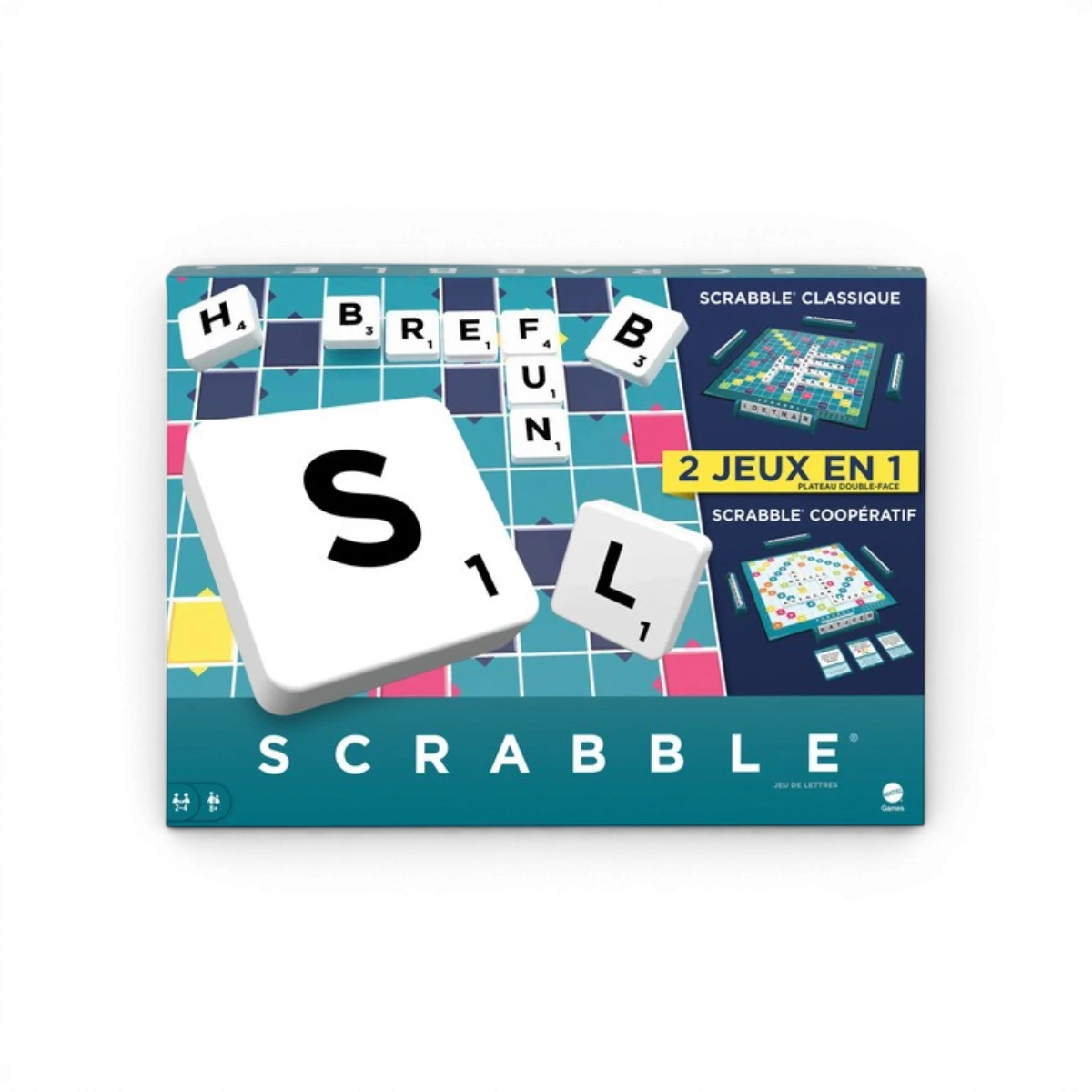 Scrabble 2 en 1 – Jeu de lettres et réflexion