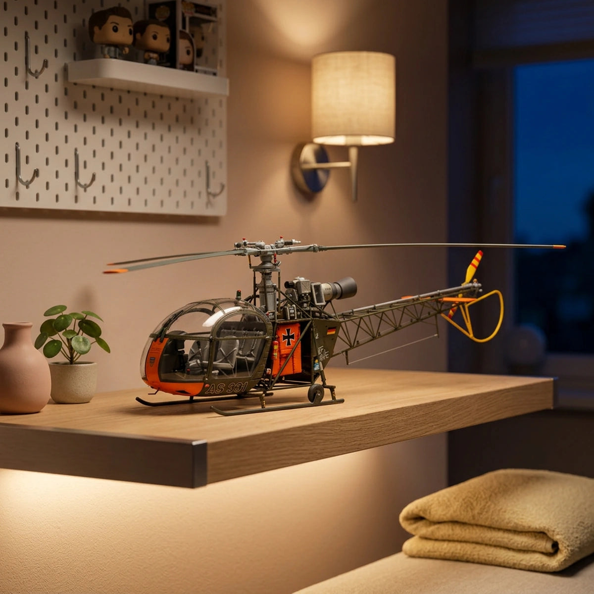 Maquette Alouette II (1/32 – 112 pièces)