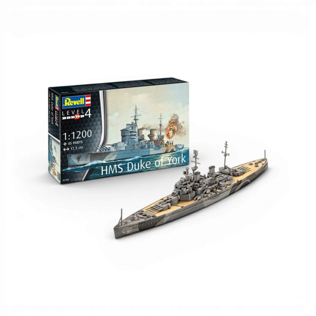 Maquette HMS Duke of York (1/2000 – 45 pièces)