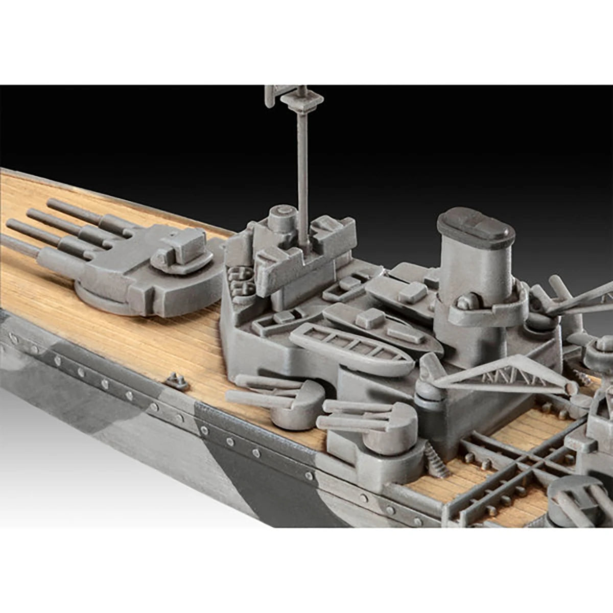 Maquette HMS Duke of York (1/2000 – 45 pièces)
