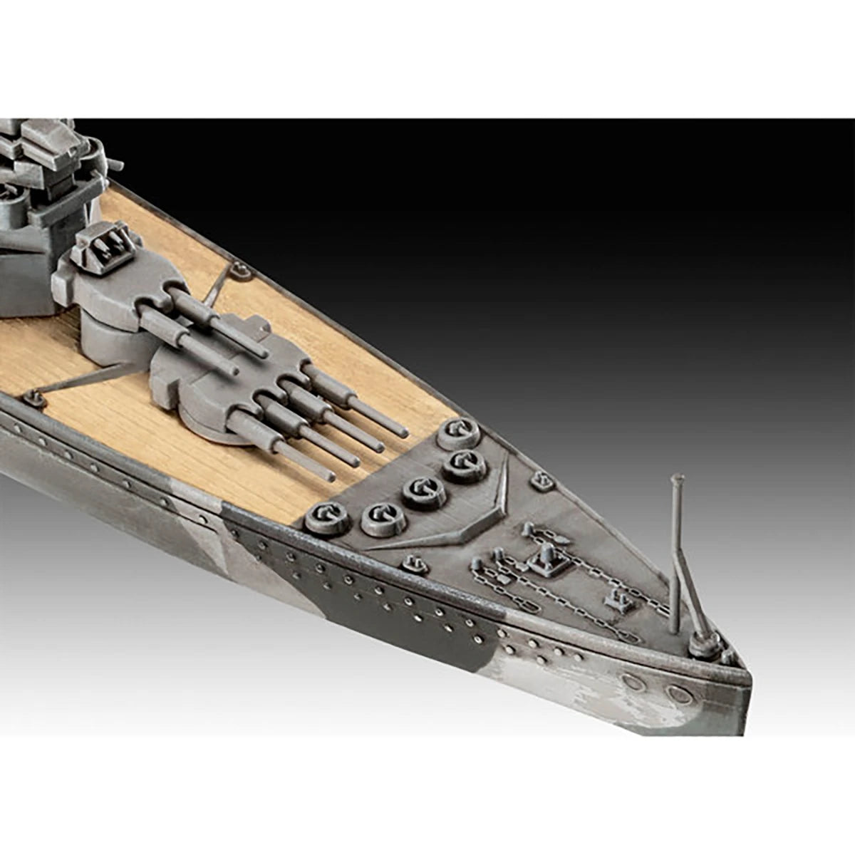 Maquette HMS Duke of York (1/2000 – 45 pièces)