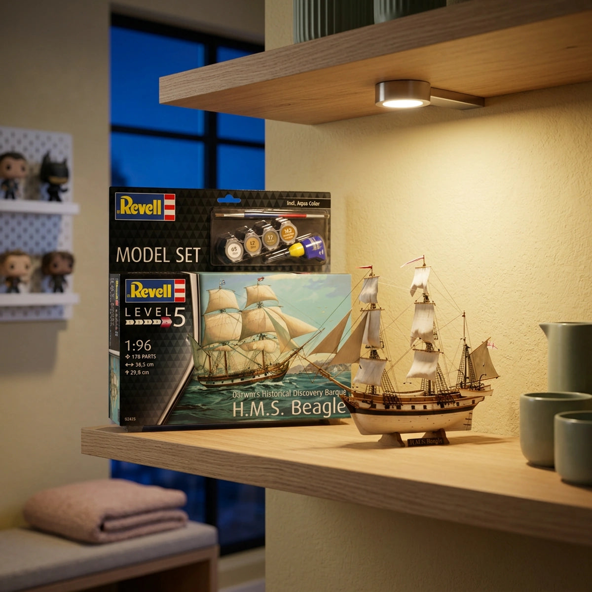 Maquette HMS Beagle (1/96 – 178 pièces)