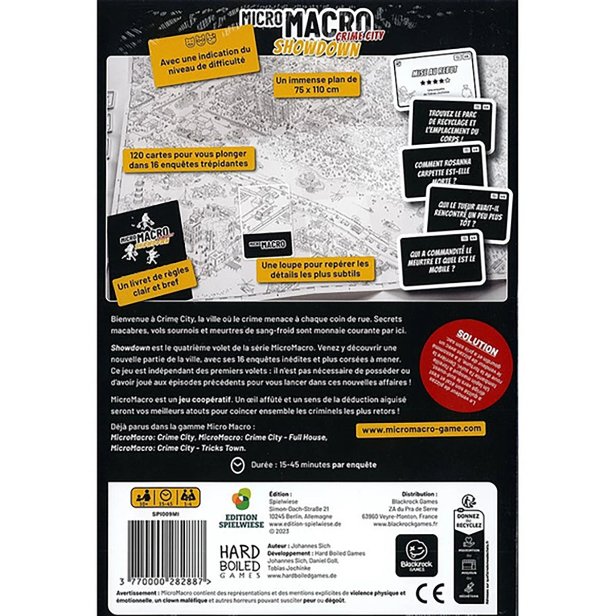 MicroMacro Crime City Showdown – Jeu d’enquête observation et déduction