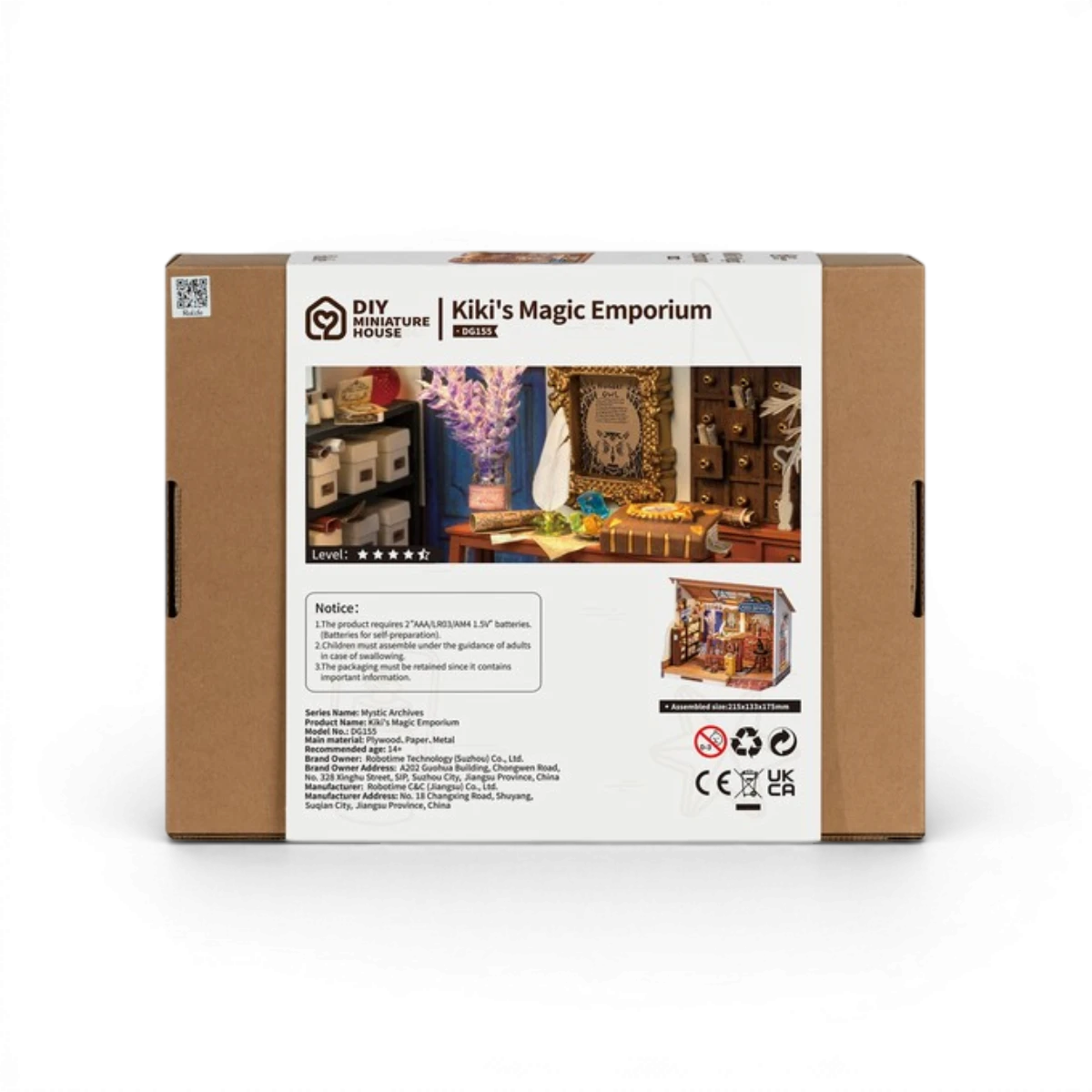 Book Nook Kiki’s Magic Emporium – Kit DIY