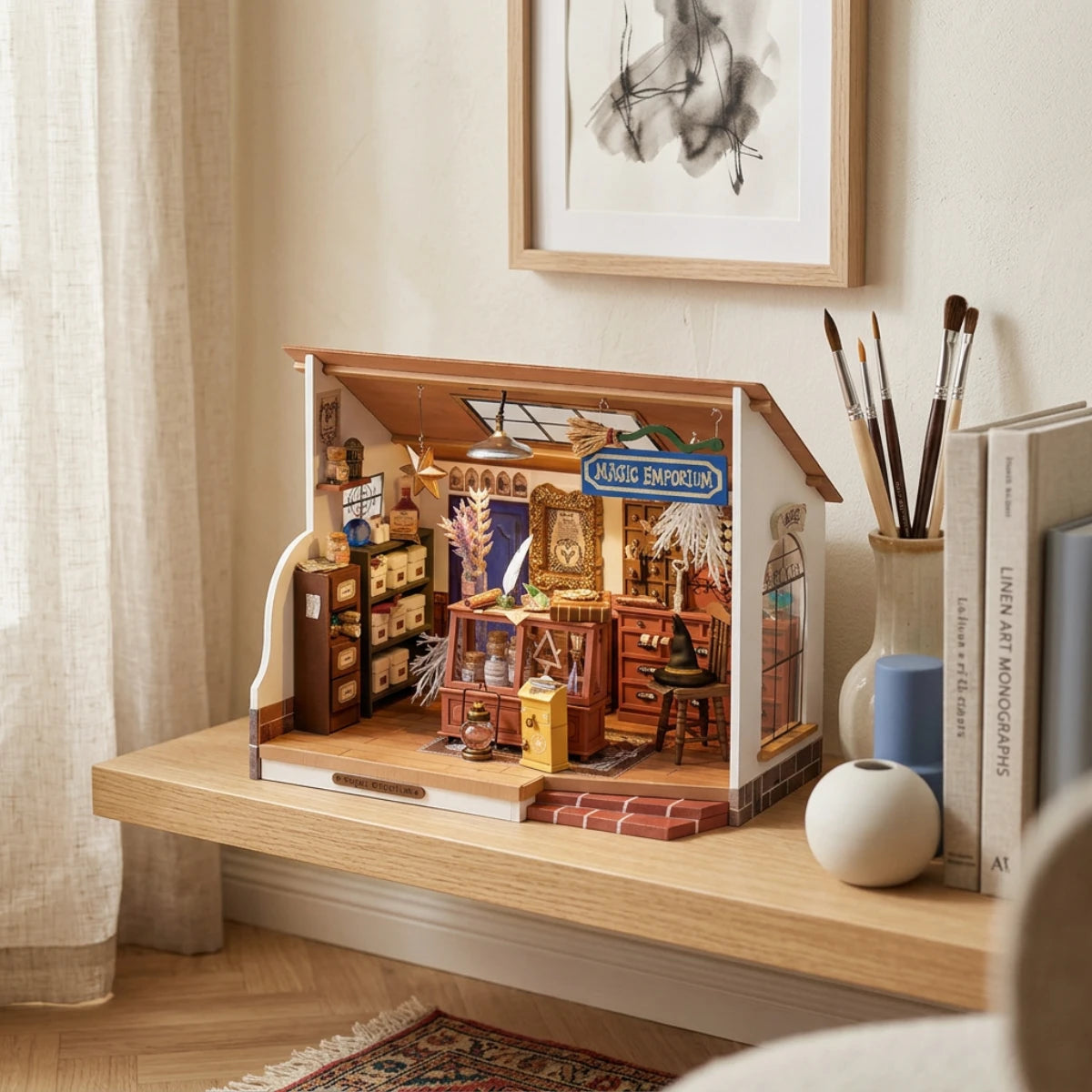 Book Nook Kiki’s Magic Emporium – Kit DIY