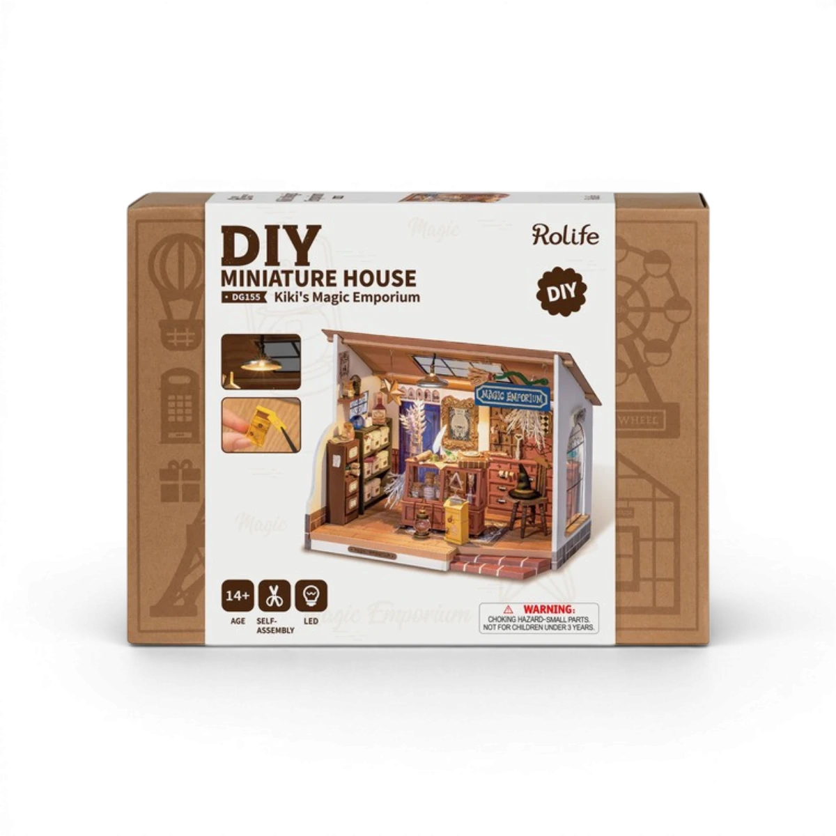 Book Nook Kiki’s Magic Emporium – Kit DIY